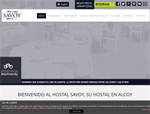 Tablet Screenshot of hostalsavoy.com